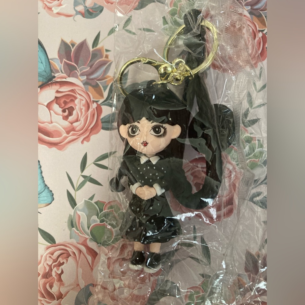 Wednesday Addams Keychain